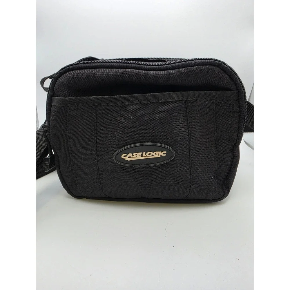 Case Logic Black Nylon Padded Camera Shoulder Bag with Adjustable Strap